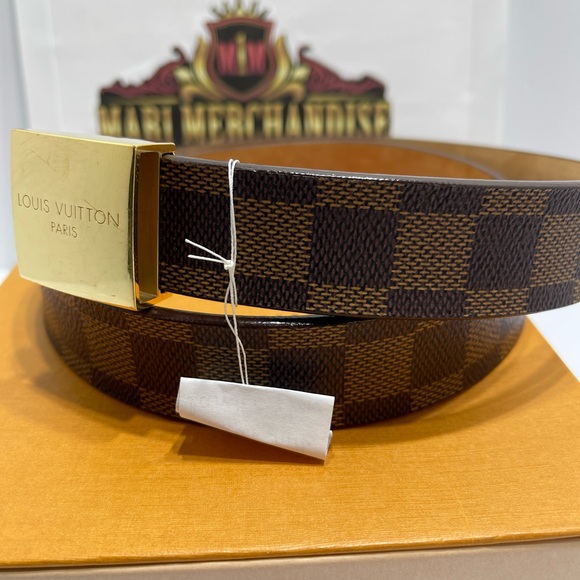 Louis Vuitton Belt in Damier Ebene size 28/70. Made in Spain. With box - Picture 7 of 8